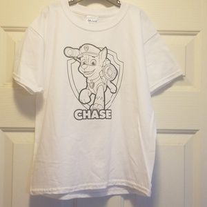 Custom  made Chase Paw Patrol shirt